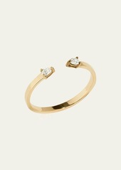 LANA Echo 14k Gold Open Diamond Pear Ring