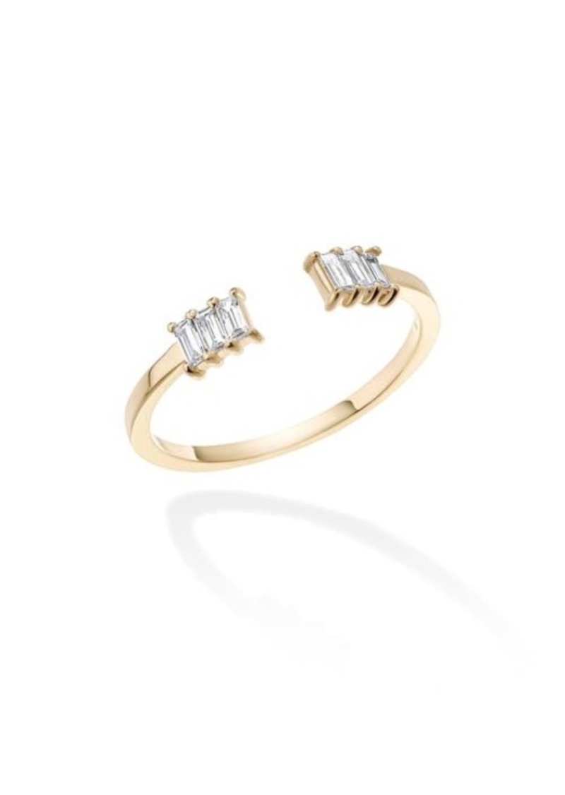 Lana Echo Baguette Diamond Ring