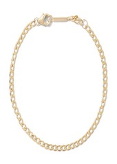 Lana Nude Curb Chain Single Strand Necklace in Yellow Gold at Nordstrom