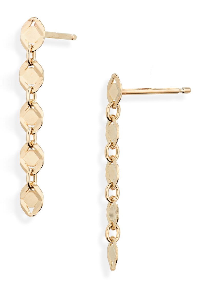 Lana Mini Miami Linear Earrings in 14K Yellow Gold at Nordstrom Rack