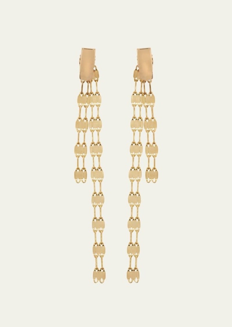 LANA St Barts Linear Front and Back Earrings