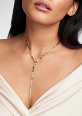 Lana Nude Solo Zipper Lariat Necklace, 16"L