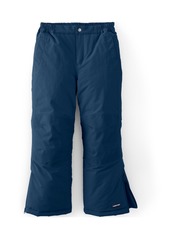 Lands' End Big Girls Squall Waterproof Insulated Iron Knee Snow Pants - Nautical blue