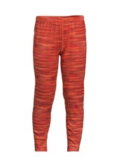Lands' End Boys Thermal Base Layer Long Underwear Thermaskin Pants - Ultimate gray camo print