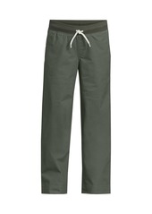 Lands' End Boys Iron Knee Pull On Pants - Cadet gray