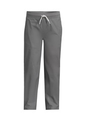 Lands' End Boys Iron Knee Pull On Pants - Cadet gray