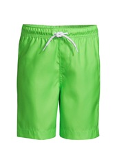 Lands' End Boys Solid Swim Trunks - Green gecko neon