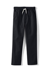 Lands' End Boys Stretch Soft Rib Waist Iron Knee Pull On Pants - Deep sea navy