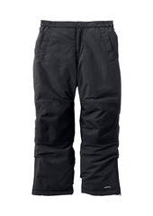 Lands' End Big Girls Squall Waterproof Insulated Iron Knee Snow Pants - Black