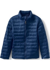 Lands' End Boys ThermoPlume Packable Jacket - Deep sea navy