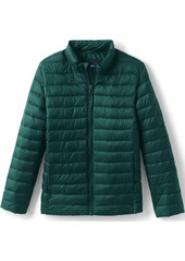 Lands' End Girls School Uniform ThermoPlume Jacket - Evergreen