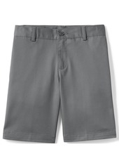 Lands' End Little Boys Plain Front Blend Chino Shorts - Black