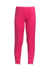 Lands' End Girls Thermal Base Layer Long Underwear Thermaskin Pants - Hot pink