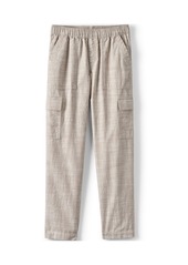 Lands' End Girls Woven Pull On Utility Cargo Pants - Olive