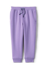 Lands' End Kids Girls High Pile Fleece Lined Jogger Sweatpants - Serene lavender