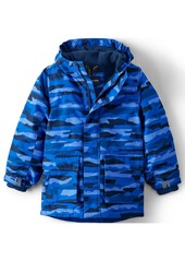 Lands' End Kids Squall Waterproof Insulated Winter Parka - Royal cobalt mountain camo