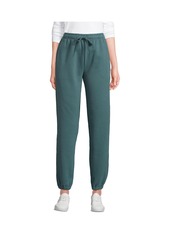 Lands' End Petite Serious Sweats High Rise Jogger Pants - Tourmaline