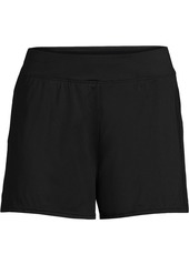 "Lands' End Petite Smoothing Control 3"" Swim Short - Deep sea navy"