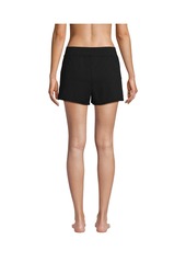 "Lands' End Petite Smoothing Control 3"" Swim Short - Deep sea navy"