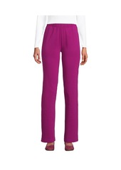 Lands' End Petite Sport Knit High Rise Pants - Heritage red