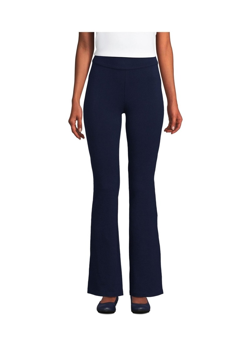 Lands' End Women's Starfish High Rise Flare Pants - Deep sea navy