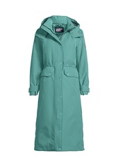 Lands' End Plus Size Expedition Waterproof Winter Maxi Down Coat - Teal shadow