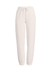 Lands' End Women's Serious Sweats High Rise Jogger Pants - Lavender cloud