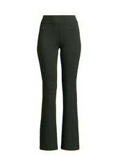 Lands' End Women's Starfish High Rise Flare Pants - Charcoal heather