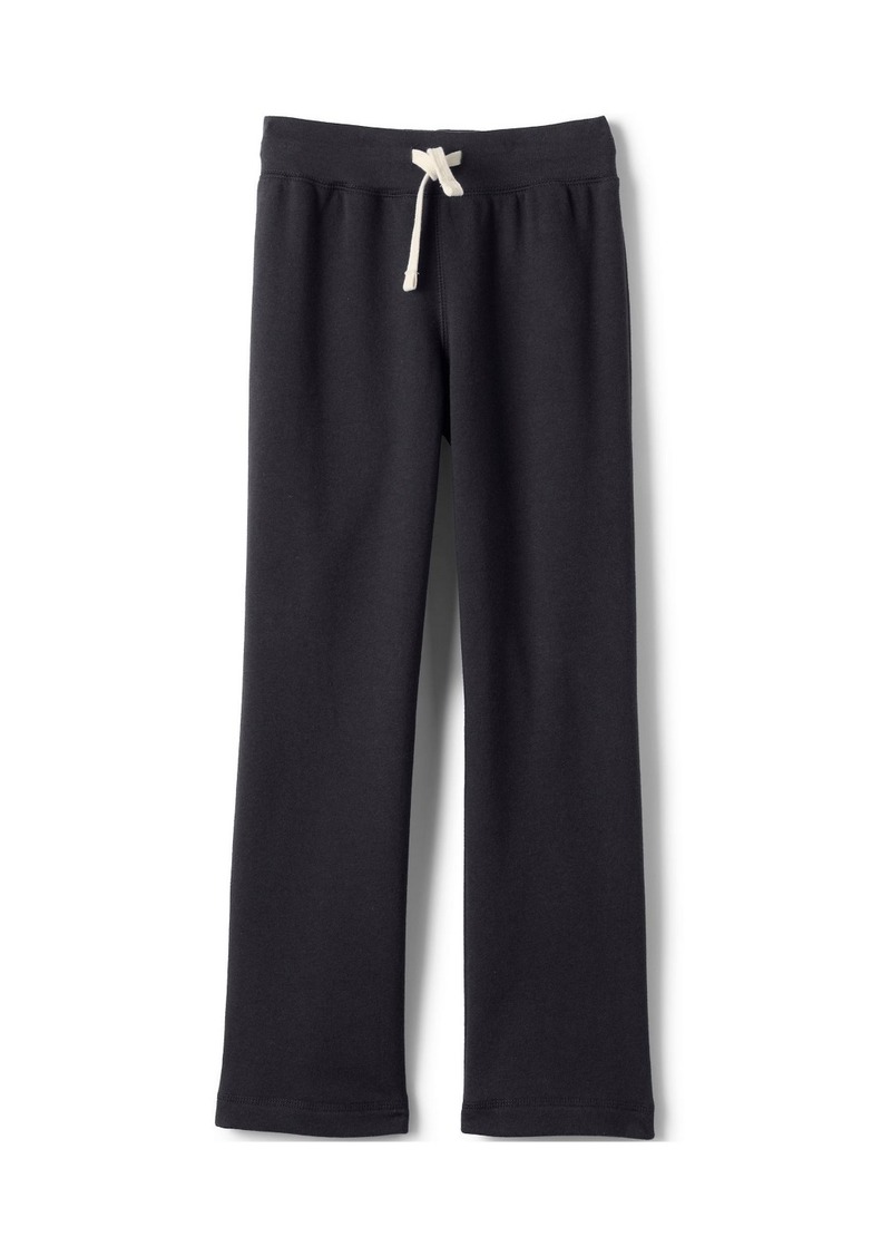 Lands' End School Uniform Child Girls Sweatpants - Black