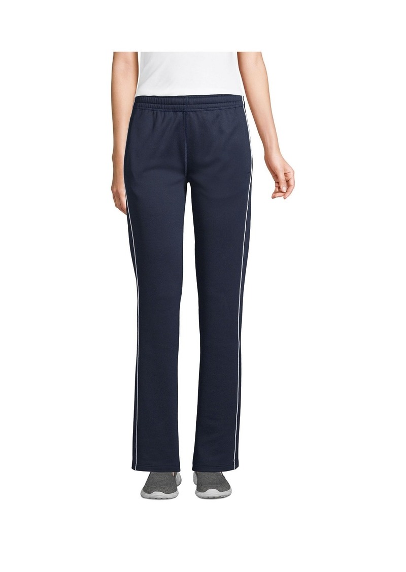 Lands' End Women's School Uniform Active Track Pants - Classic navy