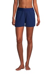 "Lands' End Women's 3"" Quick Dry Swim Shorts with Panty - Deep sea navy"