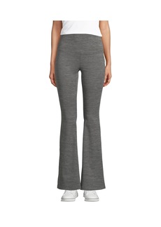 Lands' End Women's Active Hi Impact High Rise Slim Flare Pants - Charcoal heather