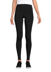 Lands' End Women's Active High Impact Pocket Leggings - Black