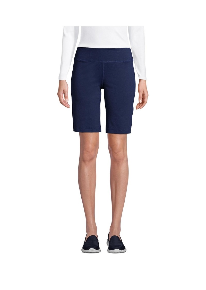 Lands' End Women's Active Relaxed Shorts - Deep sea navy