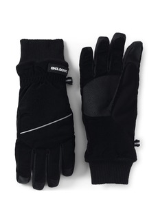 Lands' End Women's Ez Touch Screen Squall Winter Gloves - Black