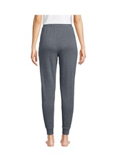 Lands' End Women's Cashtouch Faux Cashmere Cozy Jogger Pants - Rosewood smoke