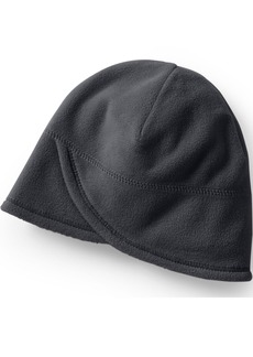 Lands' End Women's Fleece Winter Beanie Hat - Black