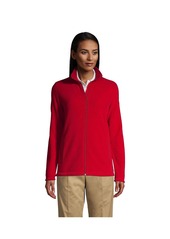 Lands' End Women's Full-Zip Mid-Weight Fleece Jacket - Evergreen