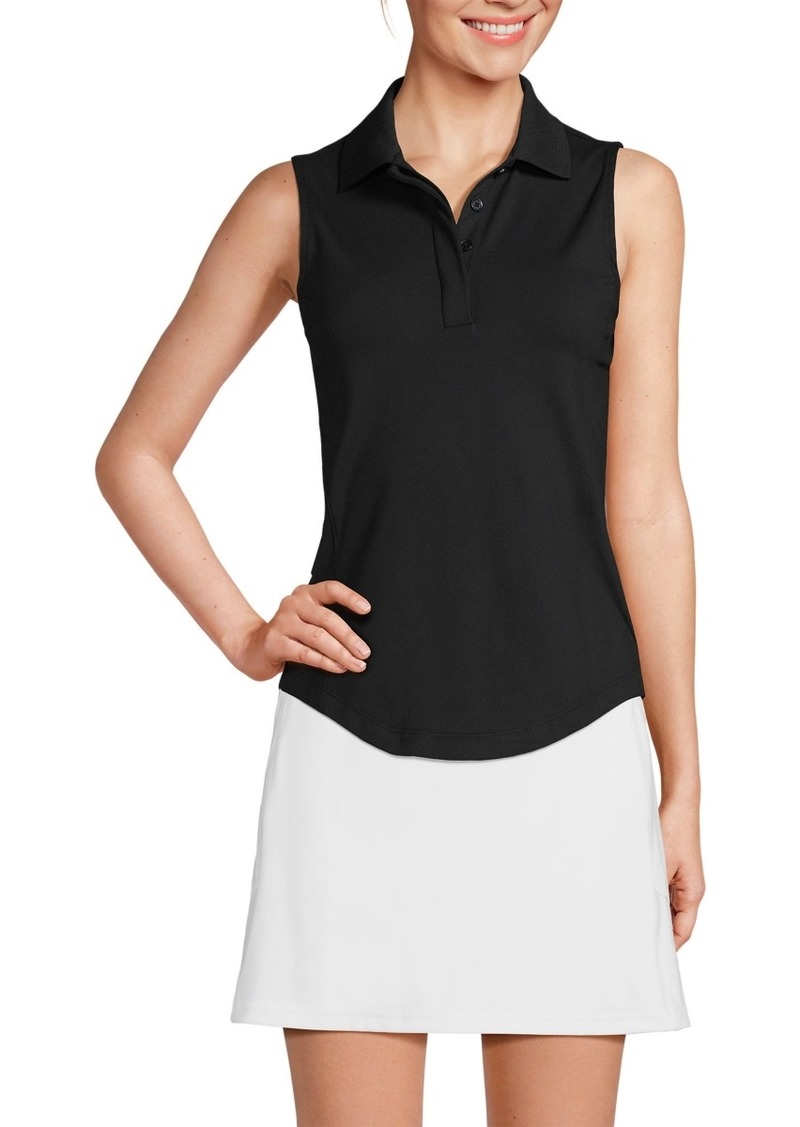 Lands' End Women's High Impact Polo - Black