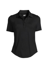 Lands' End Women's High Impact Polo Shirt - Black