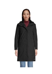 Lands' End Women's Insulated 3 in 1 Primaloft Parka - Black/charcoal