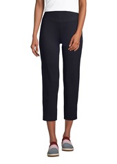 Lands' End Women's Petite Active Crop Yoga Pants - Deep sea navy