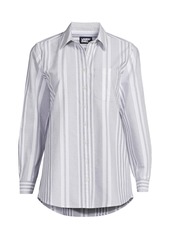 Lands' End Petite Oxford Shirt - White