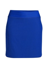 Lands' End Women's Quick Dry Board Skort Swim Skirt - Electric blue