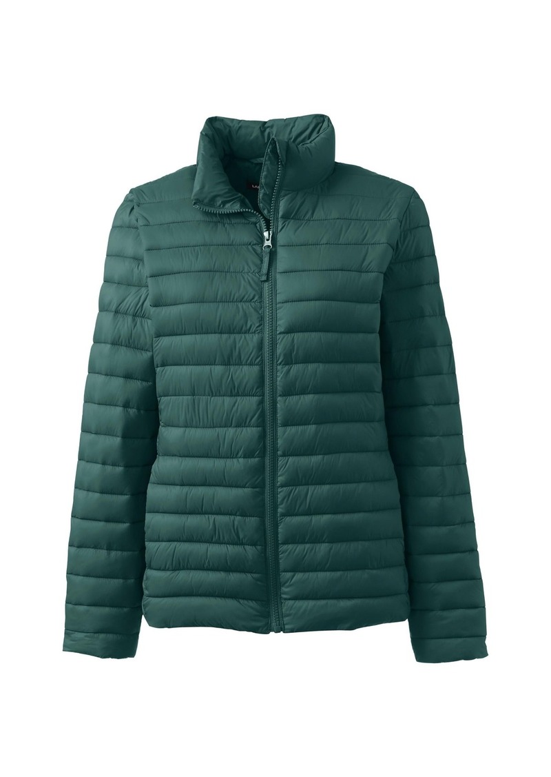 Lands' End Women's School Uniform Insulated Jacket - Evergreen