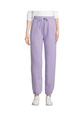 Lands' End Women's Serious Sweats High Rise Jogger Pants - Deep sea navy