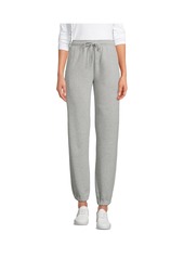 Lands' End Women's Serious Sweats High Rise Jogger Pants - Lavender cloud