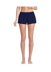 Lands' End Women's Smoothing Control Curvy 3 Inch Swim Short - Deep sea navy