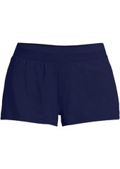 Lands' End Women's Smoothing Control Curvy 3 Inch Swim Short - Deep sea navy