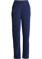 Lands' End Women's Sport Knit High Rise Corduroy Pants - Deep sea navy